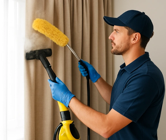 Trusted residential curtain cleaning technician Matty Curtain Cleaning richmond-vic QLD