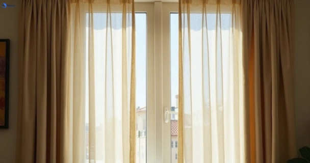 Dull dusty drapes in richmond-vic before professional cleaning